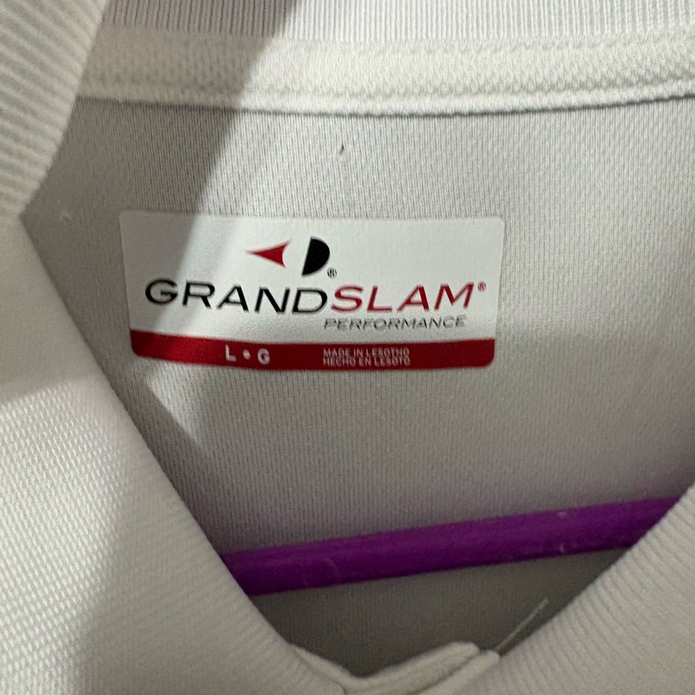 Grand Slam Performance White Shirt